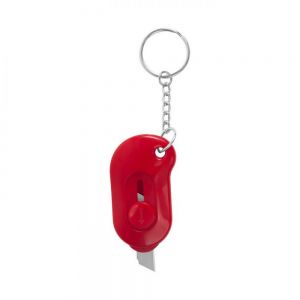 LLAVERO CÚTER LIO ROJO personalizada